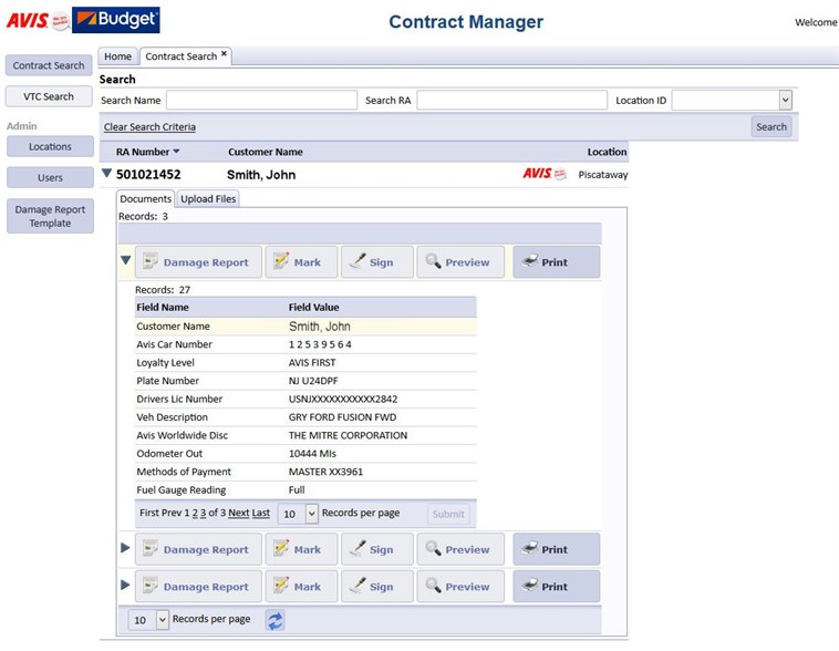 car rental software avis car rental contract car rental application car rental contract
